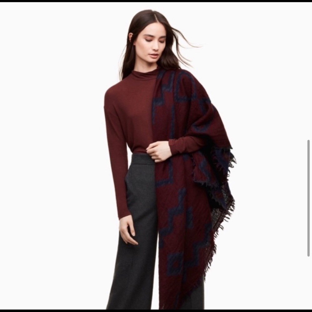 Wilfred Diamond Mosaic Blanket Scarf